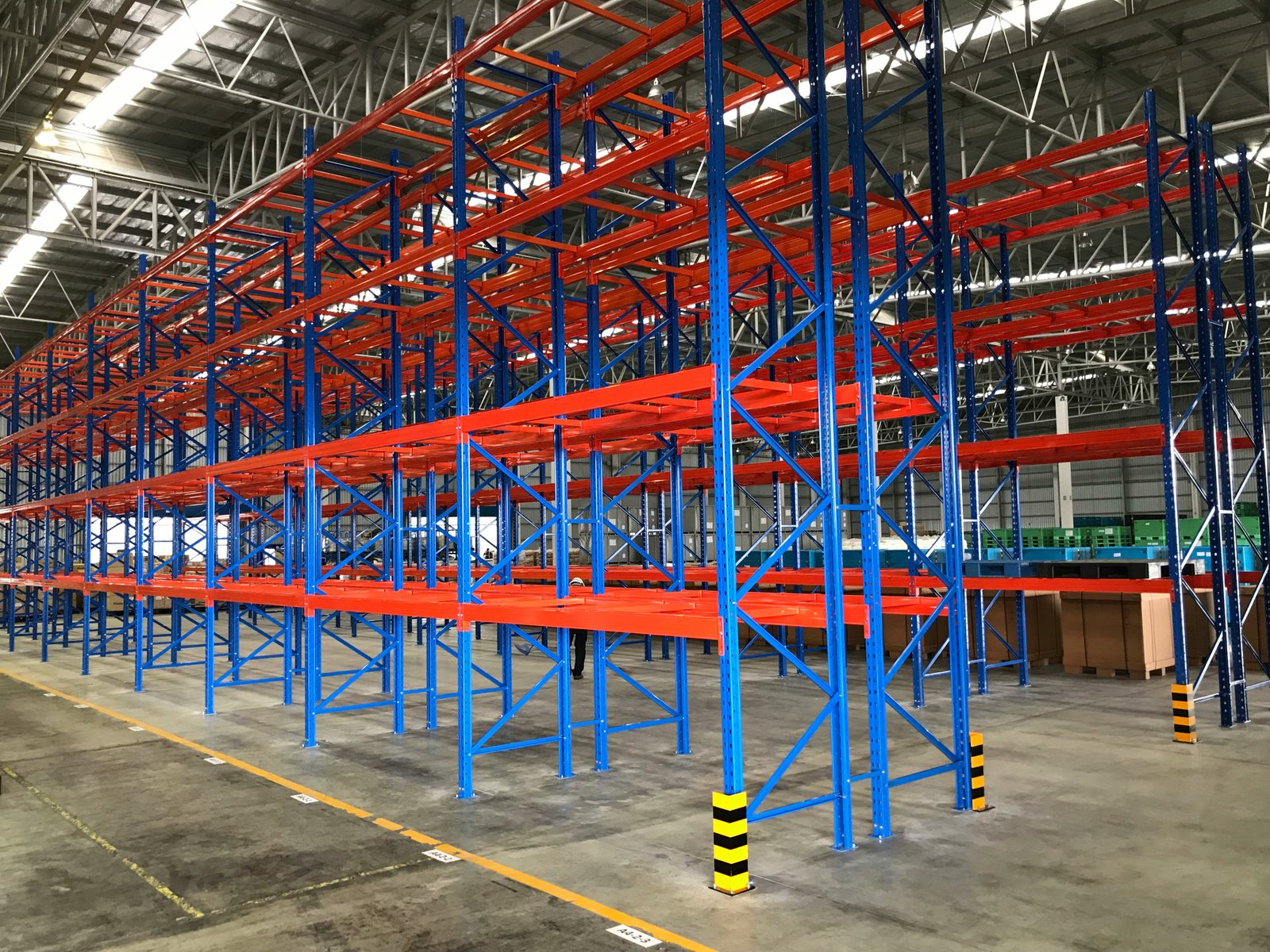 Estrutura porta pallet industrial